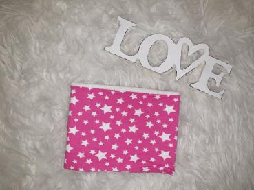 Loop klein "Sterne pink"